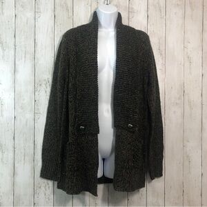 Attention Open Front 2 Pocket Cardigan Large